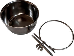 SPOT Coop Cup Bolt Clamp - Stainless Steel Hanging Bowl for Crates, Removable, Chew-Proof Pet Feeding Dish, Ideal for Birds, Parrots, Rabbits, Ferrets, Reptiles