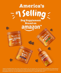 Zesty Paws Scoot Away Soft Chews - Healthy Bowel Function with Bromelain, Vita Fiber for Dogs, & Dandelion Root for Dog Digestive Support and Gut Health - 90 Soft Chews