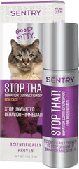 Sentry Pet Care Stop That! Behavior Correction Spray For Cats, Easy Spray Application, Noise And Pheromones Help Eliminate Unwanted Behaviors Including Scratching And Aggression