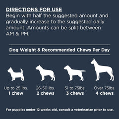 Nulo Functional Dog Joint & Mobility Support Supplement, Made with MSM, Hydrolyzed Beef Collagen and Omega-3 Fatty Acids to Help Manage Normal Joint Stiffness, 90 Soft Chews
