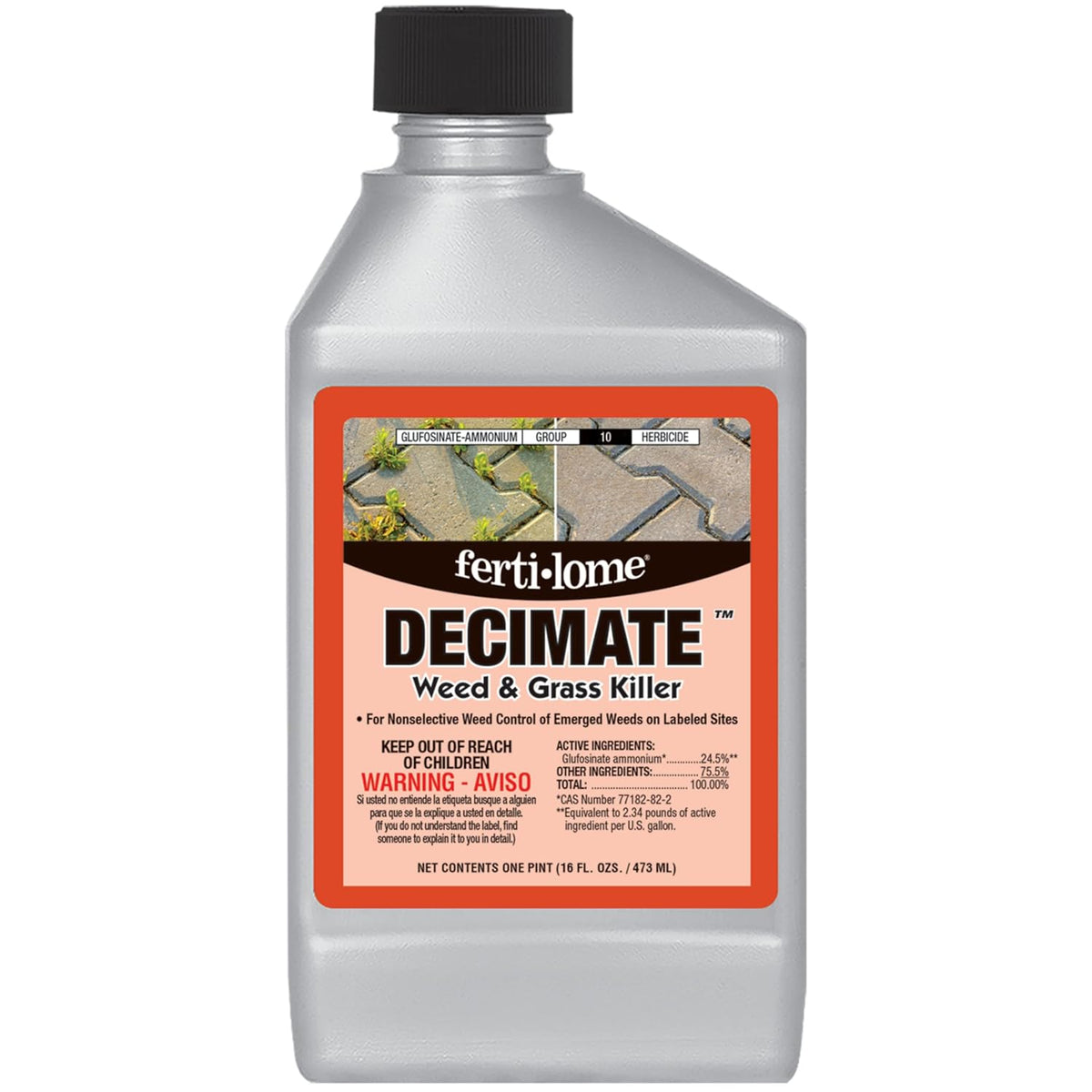 Fertilome (11261) DECIMATE Weed & Grass Killer