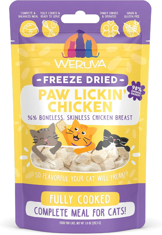 Weruva Cat Freeze Dried, Paw Lickin' Chicken with Chicken Breast