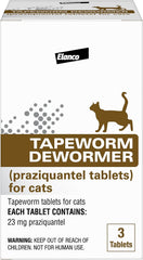 Elanco Tapeworm Dewormer (praziquantel tablets)  6 Weeks and Older, 3-count
