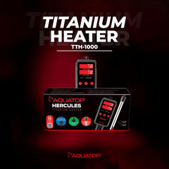 Aquatop Hercules Titanium Heater with Digital Controller – for 300-Gallon Tanks – Adjustable Temperature – for Fresh & Saltwater Aquariums