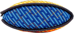 KONG Armor Football Assorted Dog Toy – Medium, Heavy-Duty Fabric Fetch & Chew Toy