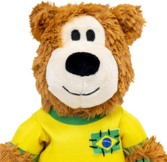 KONG Wild Knots Bear Soccer Player Dog Toy – Brazil Medium/Large
