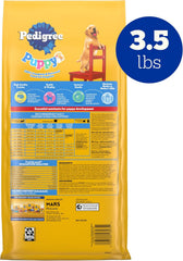Pedigree Puppy Dry Puppy Food, Grilled Steak and Vegetable Flavor