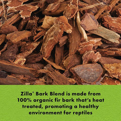 Zilla Bark Blend, Organic Fir Bark for Tropical and Forest Habitats, 24 Quarts