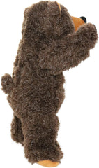 MIGHTY- Angry Animal Bear - Squeaker-Multiple Layers. Made Durable, Strong & Tough. Interactive Play (Tug, Toss & Fetch). Machine Washable & Floats