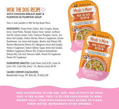 Weruva Meals 'n More Natural Wet Dog Food, Wok The Dog Plus Digestive Support (Pack of 12)