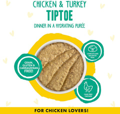 Weruva B.F.F. Play - Best Feline Friend Paté Lovers, Aw Yeah!, B.F.F. PLAY - Best Feline Friend Paté Lovers, Aw Yeah!, Chicken & Turkey Tiptoe with Chicken & Turkey& Tuna Til' Then with Chicken & Tuna (Copy)