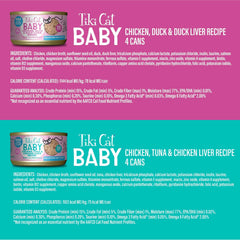 Tiki Cat Baby Favorites Whole Foods Wet Cat Food for Kittens Mega Pack