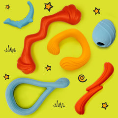 Nylabone Tuug Interactive Dog Toy for Dog Enrichment - Firm Yet Flexible Dog Tug Toy for Creative Play & Dog Exercise - Play Toy Not Intended for Chewing