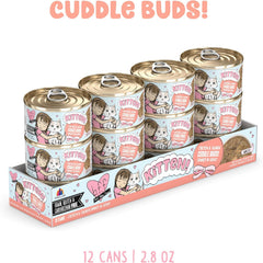 B.F.F. Kitten Food, Cuddle Buds with Chicken & Salmon in Gravy