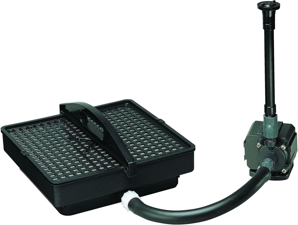 PONDMASTER Danner Manufacturing, Inc Garden Pond Filter and Pump Kit, PMK 1700, Black, 02217