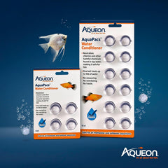 Aqueon AquaPacs Water Conditioner 12 Pack, 10 Gallon