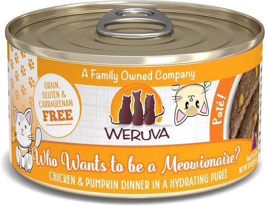 Weruva Wet Cat Food, Who Wants to be a Meowionaire with Chicken and Pumpkin Pate