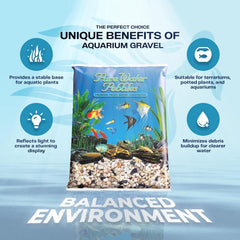 Rainbow Aquarium Gravel - 25 lbs - Non-Toxic, Colorfast, Vibrant Substrate for Aquariums, Terrariums, Ponds & Crafts