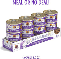 Weruva Classic Cat Paté, Meal or No Deal! with Chicken & Beef