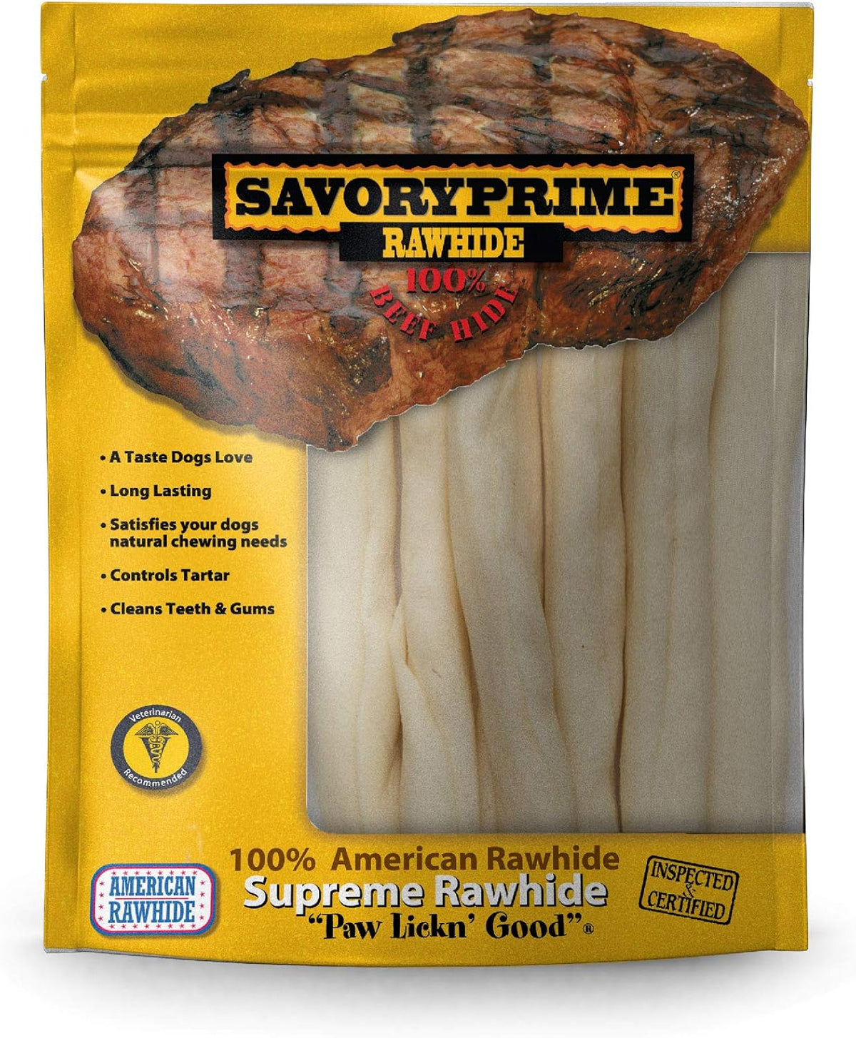 Savory Prime 7-Pack Rolls, Mini, White, All Breed Sizes