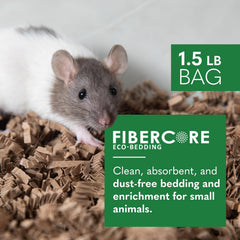 Fibercore ECO BEDDING 99% Dust Free Paper Bedding for Small Pets and Birds, Odor Control