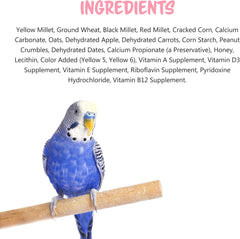 Vitakraft Crunch Sticks Harvest Apple Flavor Bird Treat for Parakeets (2 Sticks)