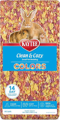 Kaytee Clean & Cozy Colors, Small Animal Bedding with Extreme Odor Control, Sunset, 24.6 Liters