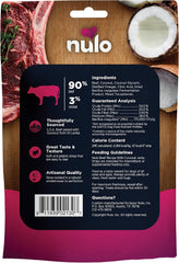 Nulo Premium Jerky Strips Dog Treats, Grain-Free High Protein Jerky Strips made with BC30 Probiotic to Support Digestive & Immune Health 5 Ounce (Pack of 1)