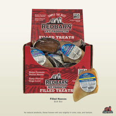 Redbarn Pet Products Filled Hooves-Cheese n' Bacon for Dogs 1ea/1.8 oz