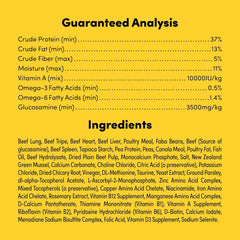 Animals Like Us - RawMix50 Premium Freeze-Dried Raw Grass-Fed Beef Recipe Dog Food, Protein Rich, Includes Kibble, Non-GMO, No Wheat or Corn