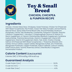 Click to see full view       3+ Solid Gold Toy & Small Breed Dry Dog Food Small Bites – Real Chicken, Grain Free Gluten Free, High Fiber Healthy Kibble w/Probiotics for Gut Health & Digestion Support– All Ages – NutrientBoost™