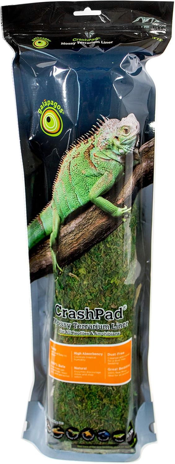 Galápagos CrashPad, Mossy Terrarium Liner, Natural, 18 x 36 in