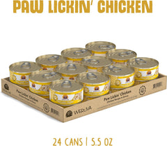 Weruva Classic Cat Food, Paw Lickin’ Chicken with Chicken Breast in Gravy (Pack of 12)