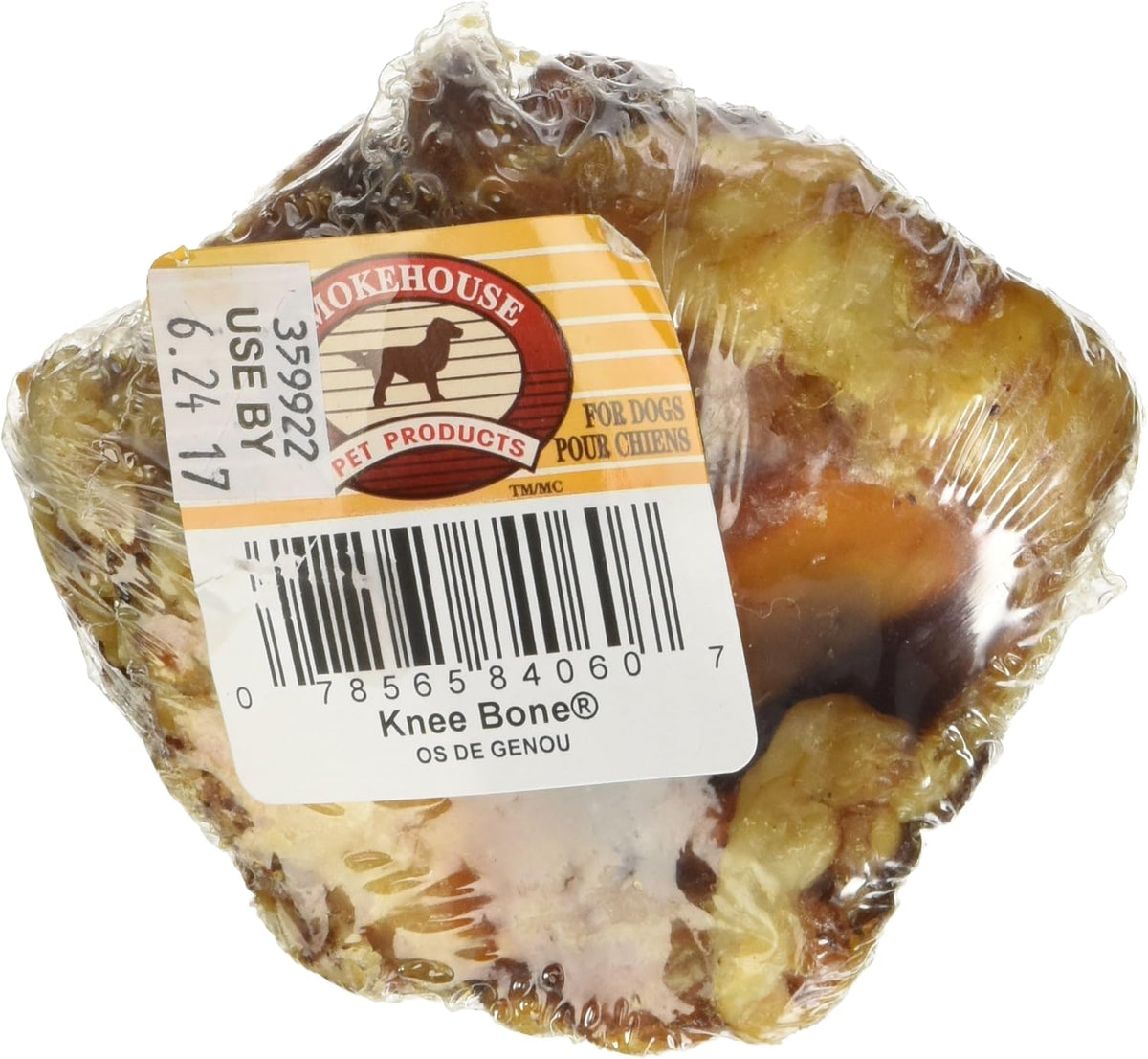 Smokehouse Pet Products Dsm85941 25-Pack Meaty Knee Bone Dog Treat Shelf Display Box