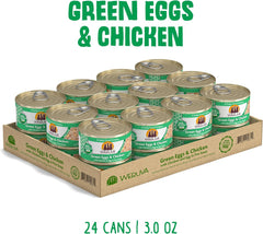 Weruva Classic Cat Food, Green Eggs & Chicken with Chicken Breast & Egg in Pea Soup (Pack of 24)