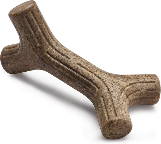 Benebone Puppy Maplestick Dog Chew Toy, Made in USA, Real Maple Wood Flavor, Small, Brown