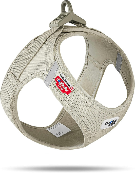 curli Vest Harness curli Clasp Air-Mesh Light-Tan