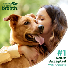 TropiClean Fresh Breath | Breath Freshener and Teeth Cleaning Solution | 33.8 oz