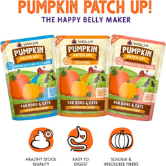 Weruva Pumpkin Patch Up! Pumpkin Pumpkin, What's Your Function? Variety Pack for Dogs & Cats,  Pouch (Pack of 12)