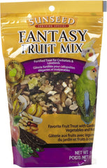 Sun Seed Company BSS59305 Fantasy Fruit Mix Cockatiel Treats Pouch, 11-Ounce