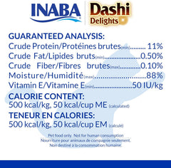 INABA Dashi Delights for Cats, Shredded Chicken with Bonito Flake Broth, 2.5 Ounce Cup, 12 Cups Total, Chicken Variety