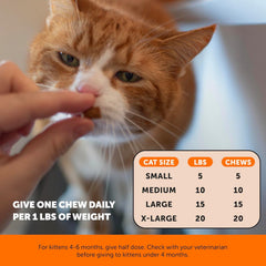 Pet Honesty Cat Hip & Joint Health Crunchy & Creamy Chews - Cat Joint Support Supplement with Glucosamine, Health Supplies & Hip Support for Indoor & Outdoor Cats (Chicken 30-Day Supply)