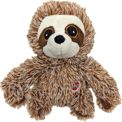 SPOT Fun Sloth Dog Toy - Soft, Stuffed, Squeaky, Plush Fabric Toy for Mini and Small Dogs and Puppies, Enrichment for Light Chewers and Cuddlers