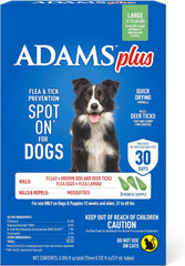 ADAMS Plus Flea & Tick Prevention Spot On for Dogs