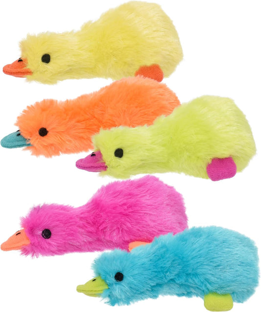 Multipet Duckworth Mini Plush Dog Toy, Assorted Colors, for small breeds 1 ea