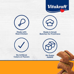 Vitakraft Meaty Morsels Mini Treats for Dogs - Chicken with Sweet Potatoes - Super Soft Dog Treats for Training