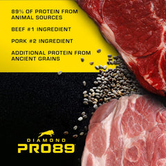 Diamond Pro 89 Beef / Pork Dog 40 lb