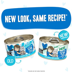 Weruva B.F.F. Play - Best Feline Friend Paté Lovers, Aw Yeah!, Chicken & Tuna Til' Then with Chicken & Tuna
