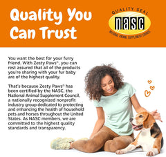 Zesty Paws Scoot Away Soft Chews - Healthy Bowel Function with Bromelain, Vita Fiber for Dogs, & Dandelion Root for Dog Digestive Support and Gut Health - 90 Soft Chews
