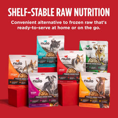 Nulo Freeze-Dried Raw Lamb Recipe with Raspberries Complete and Balanced Dry Dog Food Kibble